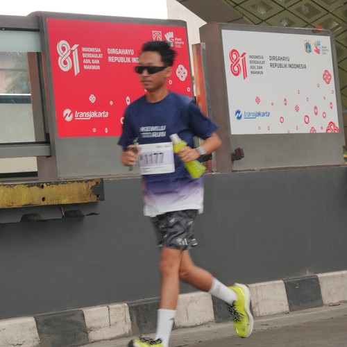 Race photo from KEMLU RUN 2026