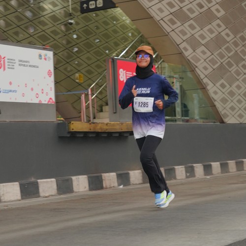 Race photo from KEMLU RUN 2026
