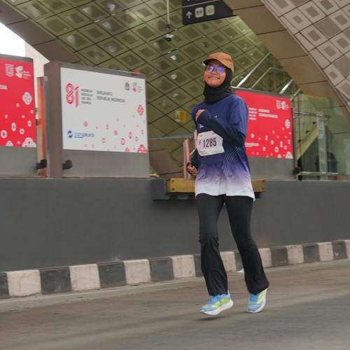 Race photo from KEMLU RUN 2026