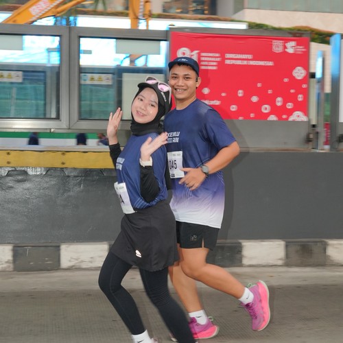 Race photo from KEMLU RUN 2026