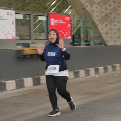 Race photo from KEMLU RUN 2026