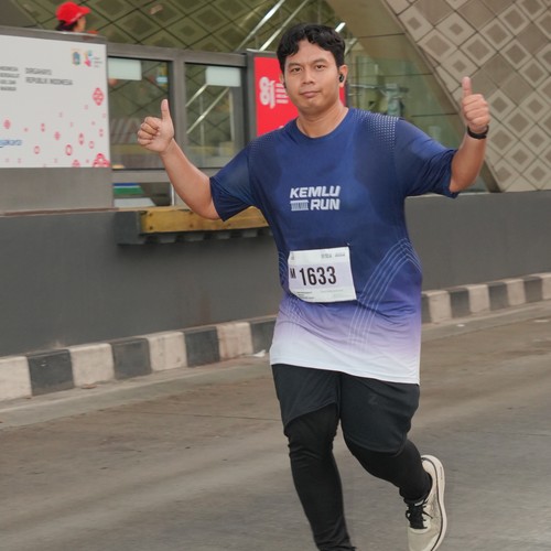 Race photo from KEMLU RUN 2026