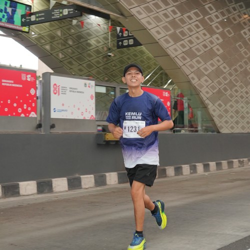 Race photo from KEMLU RUN 2026