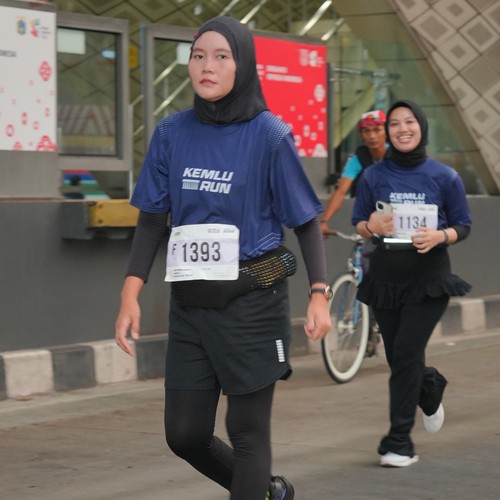 Race photo from KEMLU RUN 2026
