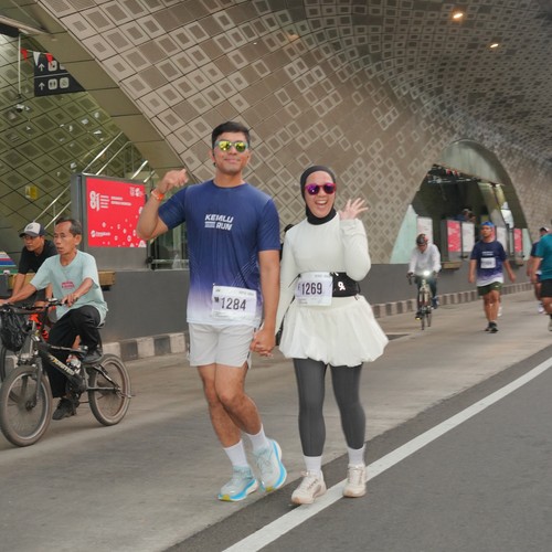 Race photo from KEMLU RUN 2026