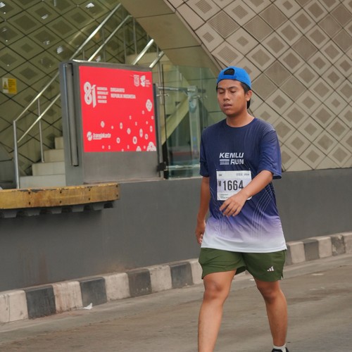Race photo from KEMLU RUN 2026
