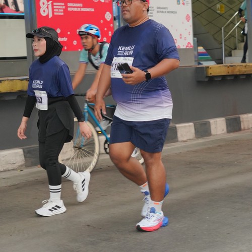Race photo from KEMLU RUN 2026
