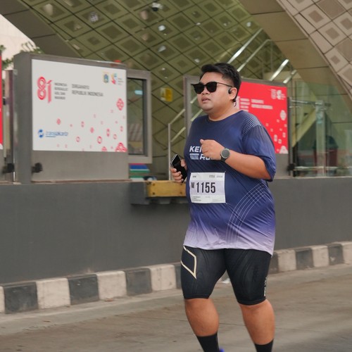 Race photo from KEMLU RUN 2026