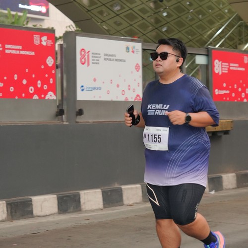 Race photo from KEMLU RUN 2026