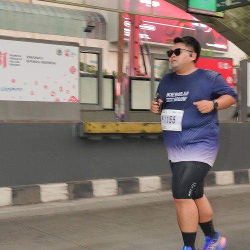 Race photo from KEMLU RUN 2026