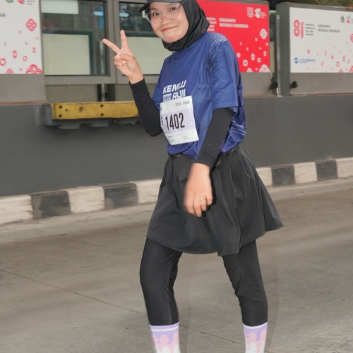 Race photo from KEMLU RUN 2026