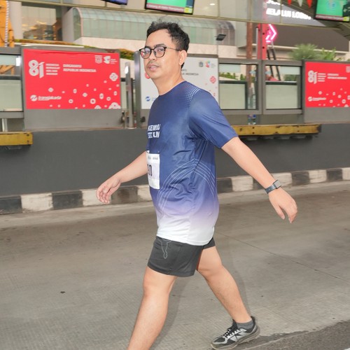 Race photo from KEMLU RUN 2026
