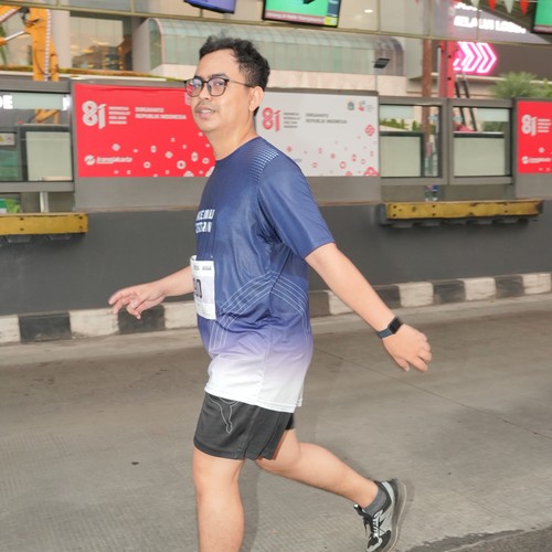Race photo from KEMLU RUN 2026