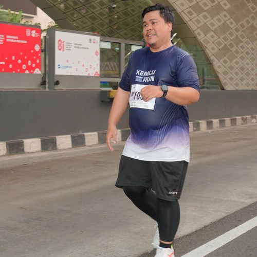 Race photo from KEMLU RUN 2026