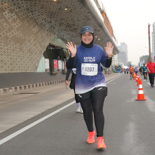 Race photo from KEMLU RUN 2026