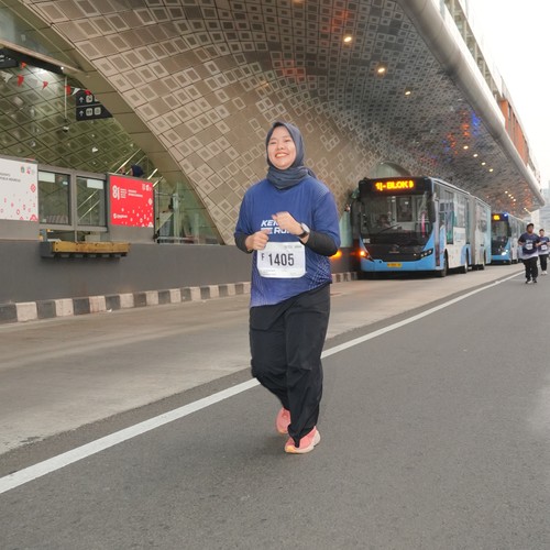 Race photo from KEMLU RUN 2026