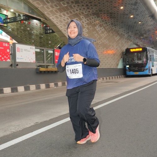 Race photo from KEMLU RUN 2026