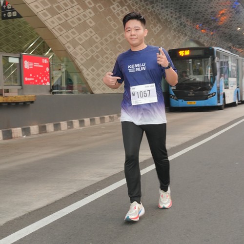 Race photo from KEMLU RUN 2026