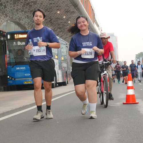 Race photo from KEMLU RUN 2026