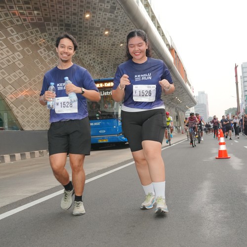 Race photo from KEMLU RUN 2026