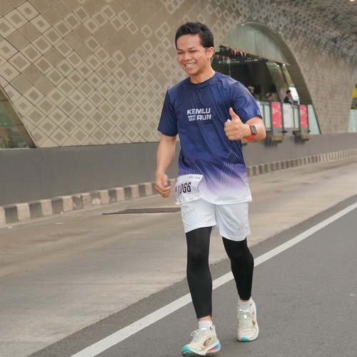 Race photo from KEMLU RUN 2026