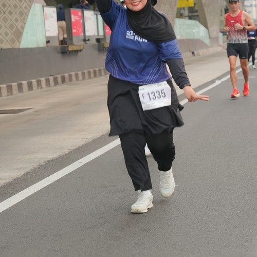 Race photo from KEMLU RUN 2026