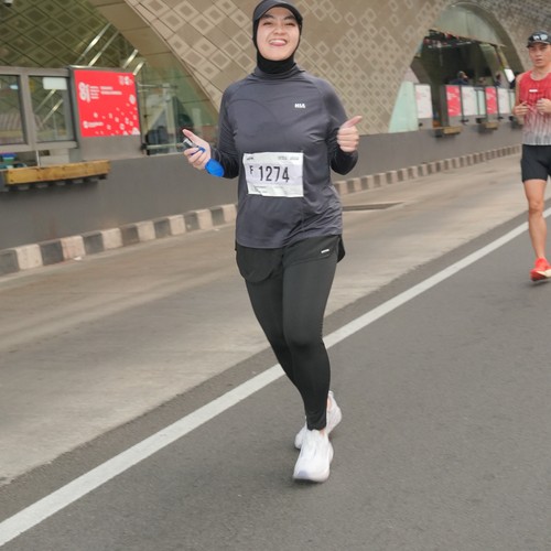Race photo from KEMLU RUN 2026