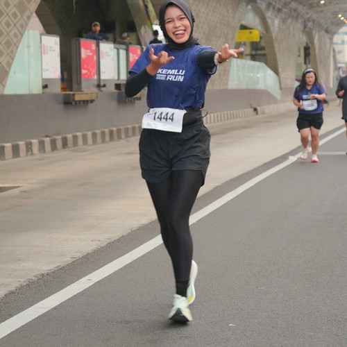 Race photo from KEMLU RUN 2026