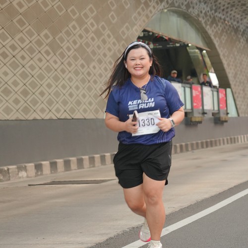 Race photo from KEMLU RUN 2026