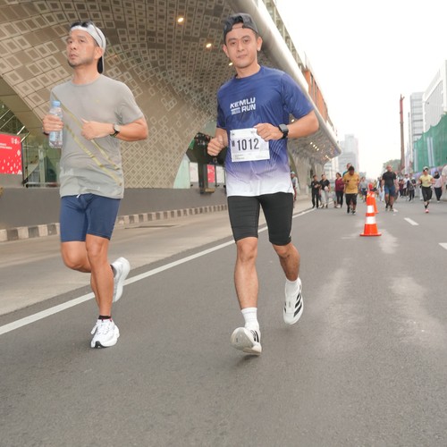 Race photo from KEMLU RUN 2026