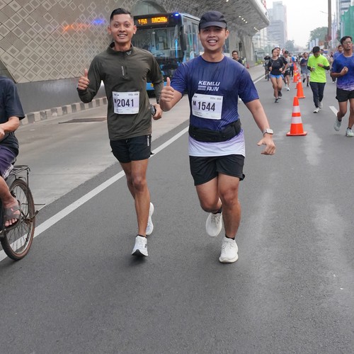 Race photo from KEMLU RUN 2026