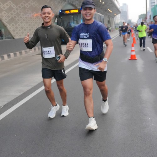 Race photo from KEMLU RUN 2026