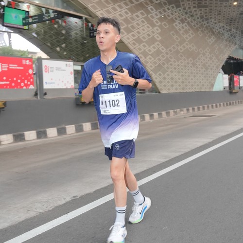 Race photo from KEMLU RUN 2026