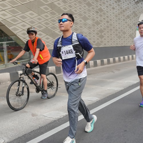 Race photo from KEMLU RUN 2026