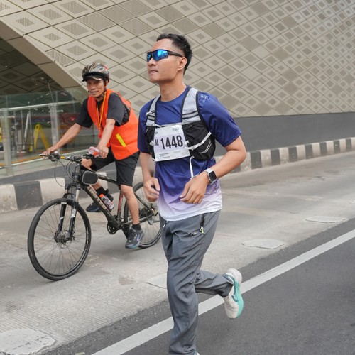 Race photo from KEMLU RUN 2026