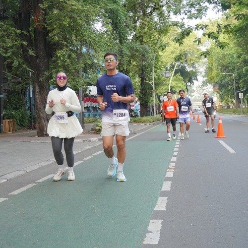 Race photo from KEMLU RUN 2026
