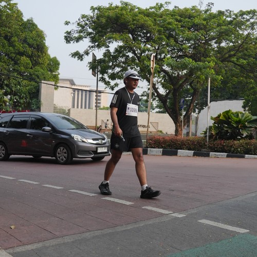 Race photo from KEMLU RUN 2026