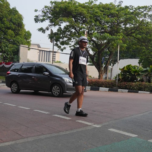 Race photo from KEMLU RUN 2026