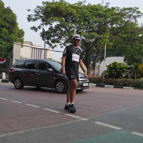 Race photo from KEMLU RUN 2026