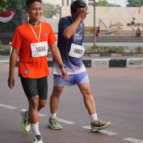 Race photo from KEMLU RUN 2026