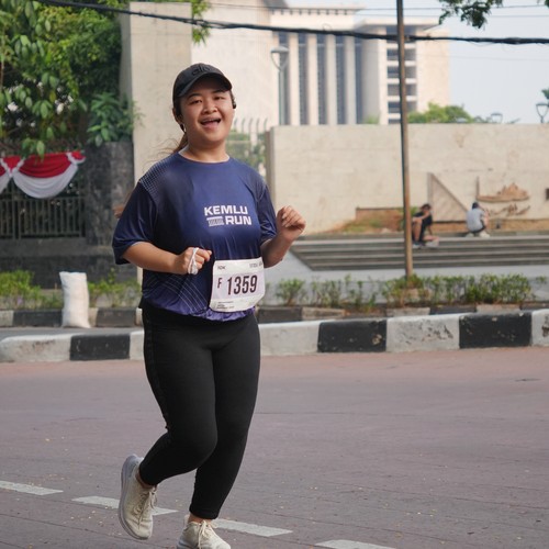 Race photo from KEMLU RUN 2026