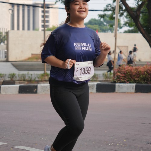 Race photo from KEMLU RUN 2026