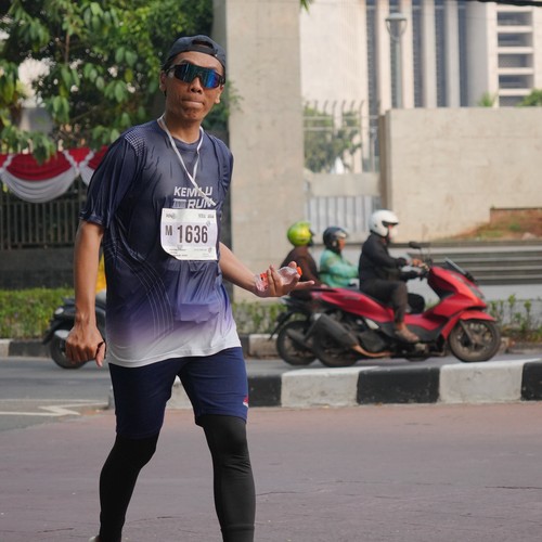 Race photo from KEMLU RUN 2026