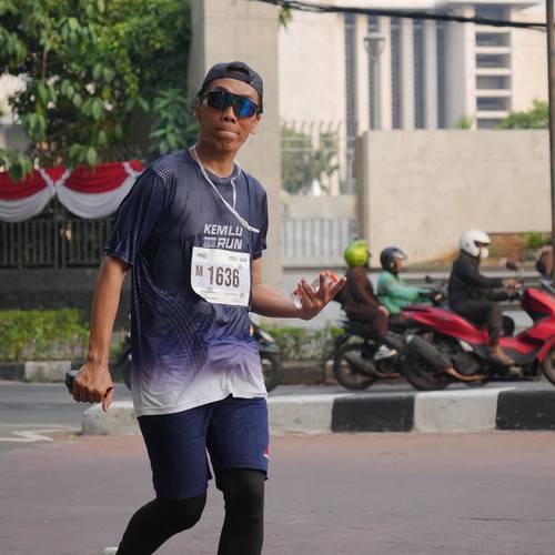 Race photo from KEMLU RUN 2026