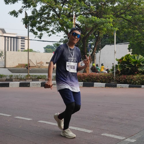 Race photo from KEMLU RUN 2026