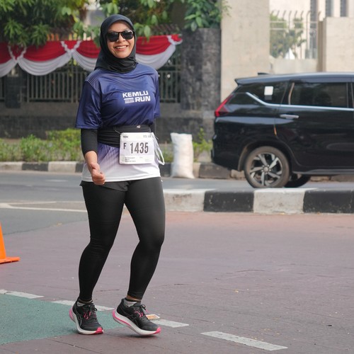 Race photo from KEMLU RUN 2026