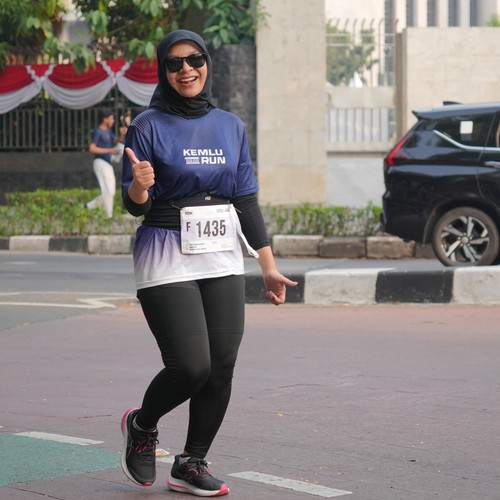 Race photo from KEMLU RUN 2026