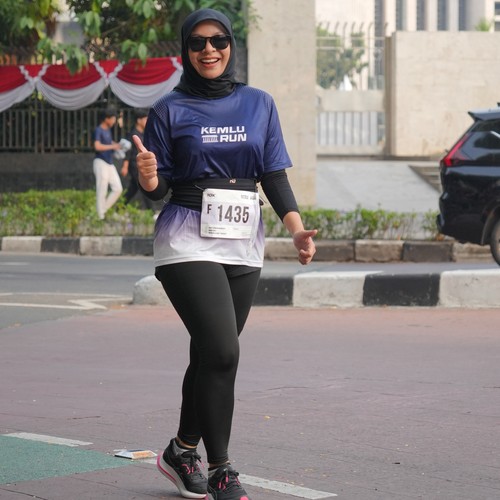 Race photo from KEMLU RUN 2026