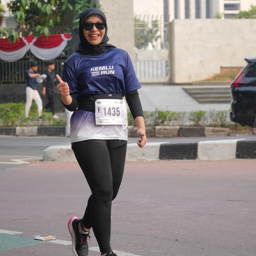Race photo from KEMLU RUN 2026