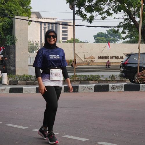Race photo from KEMLU RUN 2026